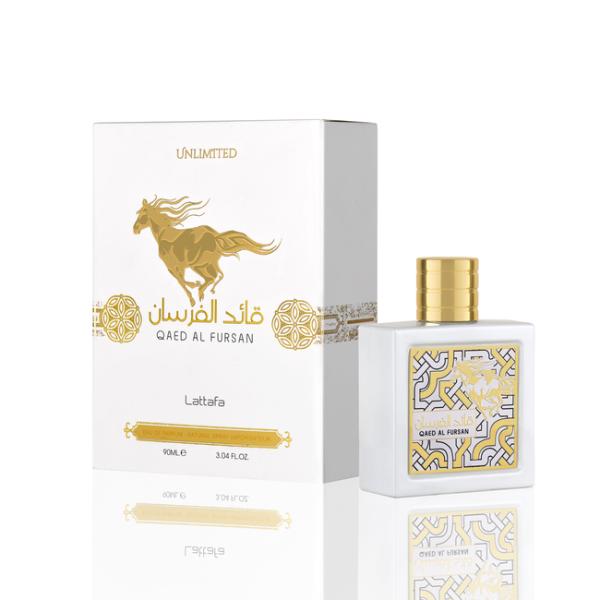 Qaed Al Fursan Unlimited Eau De Parfum 90ml – Viral Sweet Vanilla Coconut Oud Perfume for Men & Women