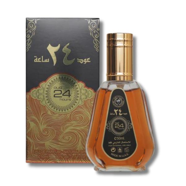 Oud 24 Hours By Ard Al Zaafaran Eau De Parfum 50ml Unisex | Strong | Long Lasting | Oud Fragrance