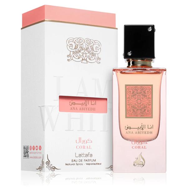 Ana Abiyedh Coral by Lattafa – 100ml Coconut Fruity Perfume