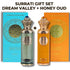 Surrati Honey Oud 140ml eau de parfum bottle and box detail