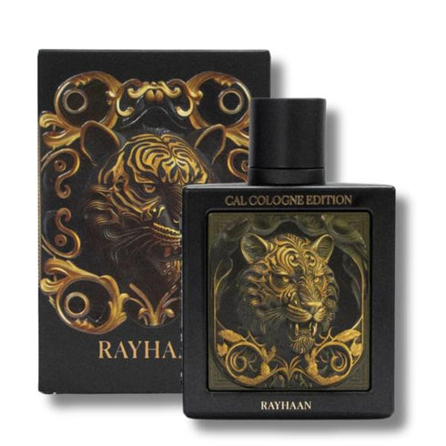 Rayhaan Tiger Cal Cologne Edition | 100ml Eau de Parfum Spray Dubai Viral Perfume For Men | Bold Spicy Citrus, Milky Floral & Smoky Amber Arabian Oud Scent | Strong, Unique & Sophisticated Men’s Perfume | FREE Fast UK Delivery
