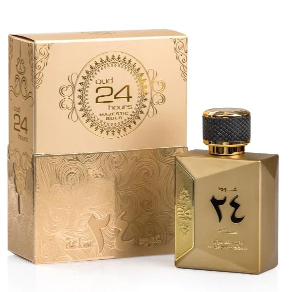 Oud 24 Hours Majestic Gold by Ard Al Zaafaran – Oud Fruity Patchouli Aroma Scent