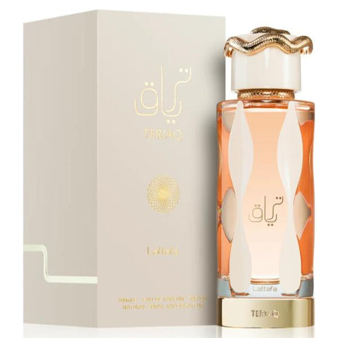 Lattafa Teriaq | Luxury Unisex Eau De Parfum | Sweet, Leather, Vanilla & Caramel Fragrance | Long-Lasting Scent