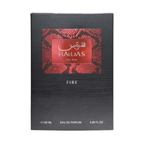 Rasasi Hawas Fire – New 2025 Unisex Amber Perfume 100ml EDP