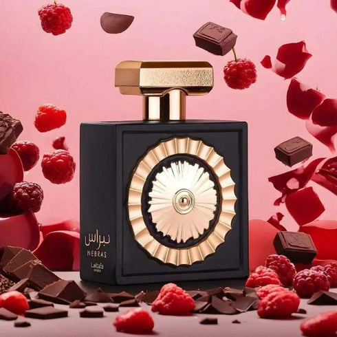 Nebras by Lattafa Eau de Parfum 100ml | Unisex Amber Vanilla Gourmand Perfume