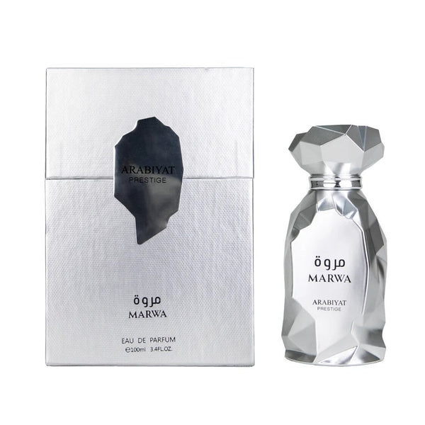 Arabiyat Prestige Marwa Silver 100ml | Fresh Citrus Spicy Woody Unisex Perfume