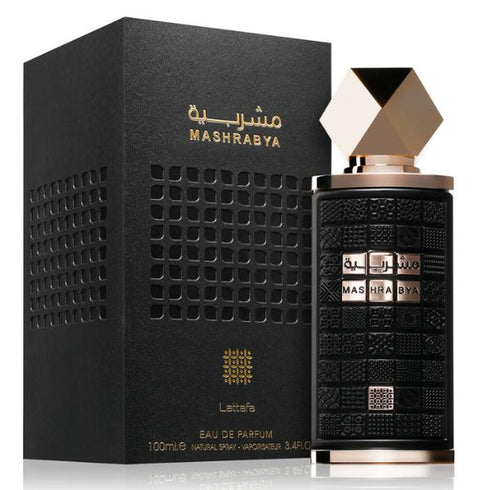 Mashrabya by Lattafa 100ml EDP – Sweet Smoky Oud & Caramel Unisex Perfume