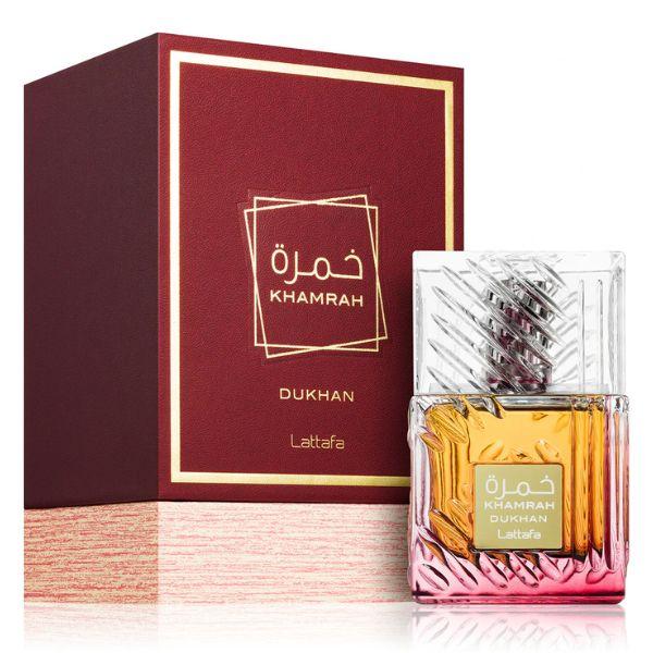 Khamrah Dukhan by Lattafa 100ml Eau de Parfum Spray Unisex Arabian Oud Perfume