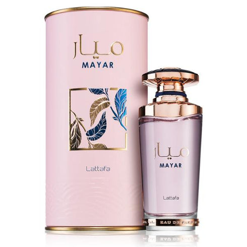 Mayar by Lattafa | 100ml Eau de Parfum Spray | Unisex Fruity Floral Perfume | Sweet Litchi & Rose Scent | Long Lasting Arabian Luxury Fragrance | FREE Fast UK Delivery