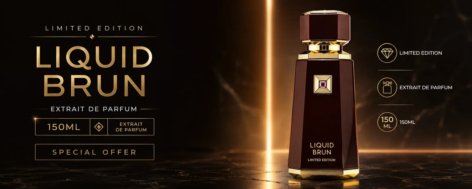 Liquid Brun Limited Edition 150ml Extrait De Parfum by French Avenue