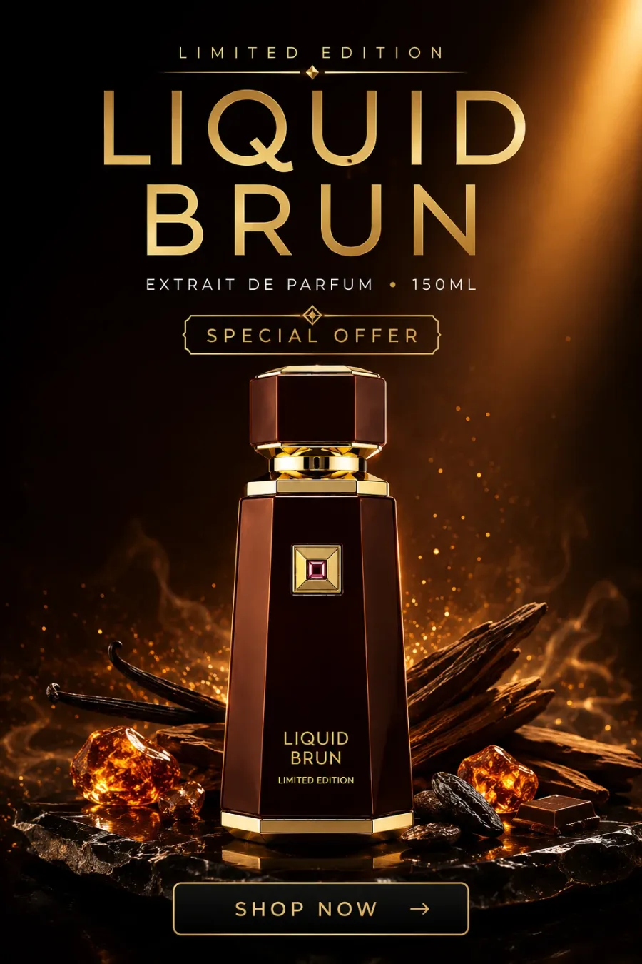Liquid Brun Limited Edition 150ml Extrait De Parfum by French Avenue